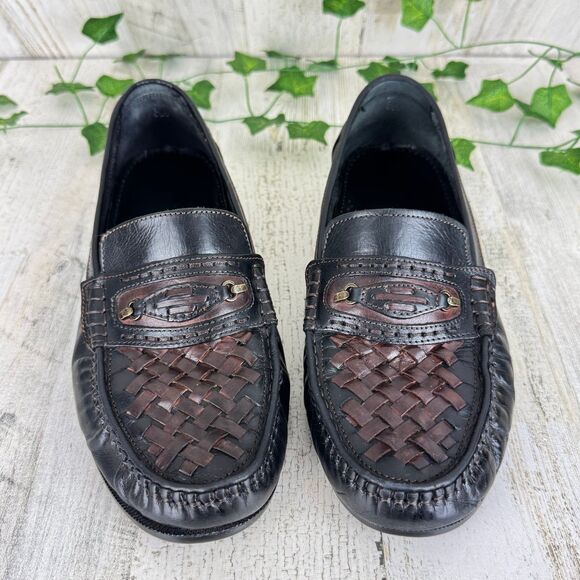 Men\'s Italian Casual Loafer Slip On woven with tassel size 43 main image 9